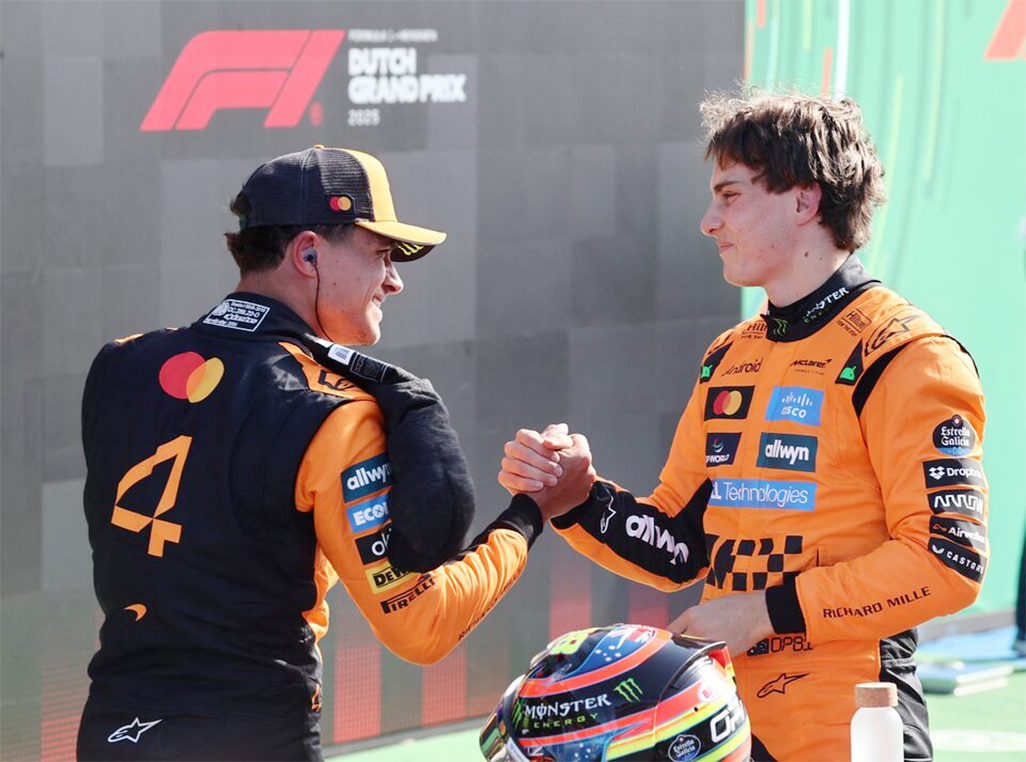 image Hamilton issues ‘cut-throat’ advice to McLaren pair